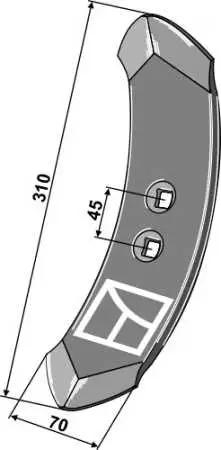 Schmalschar 70mm